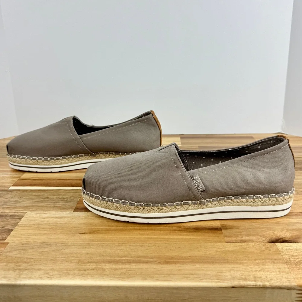 BOBS from Skechers Women's Espadrille Slip On Casual‎ Comfort Shoes